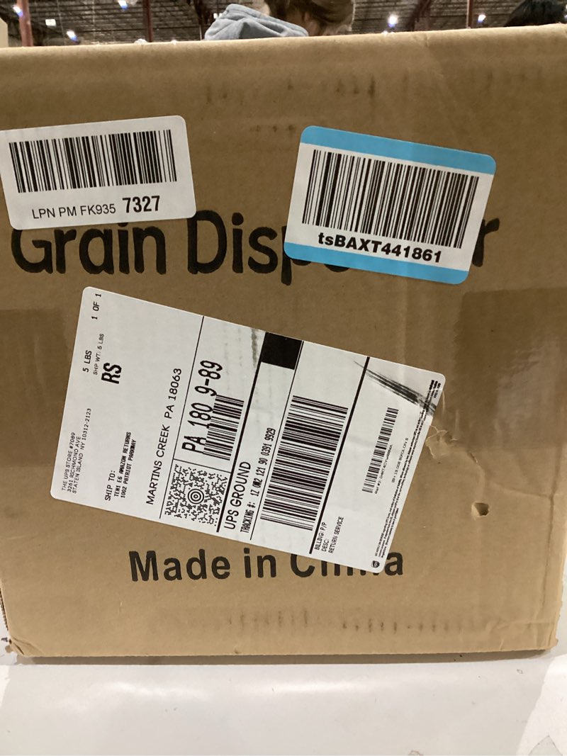 xiyao 20lbs large grain dispenser 360°rotating rice food dispenser 6 grids rice container rotatable 