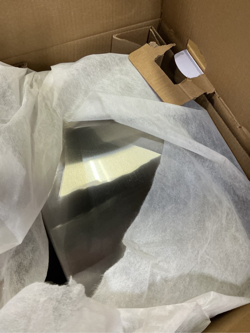 Condition photo showing New/Like New for tramontina 13 gal step trash can stainless steel