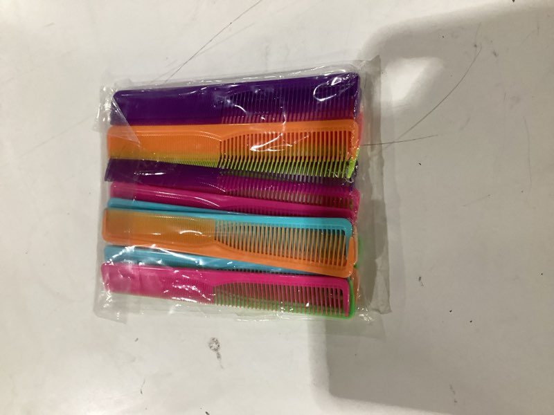 Condition photo showing New/Like New for 30pcs Plastic Colorful Combs in Bulk, Individually Wrapped, Double Tooth Hair Pocket Comb, for Homeless, Charity, Hotel, Travel, Airbnb, Home, Shelter 30 Pieces