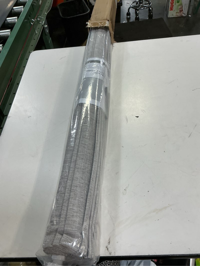 Condition photo showing Good Condition for Roman Shades, 70% Blackout Cordless Pull Down Roman Blinds with Lining, Thermal Insulation for Living Dining Room Home Office Window Treatment, Light Filtering White Customize Size Light Filtering-white 1"W x 1"H