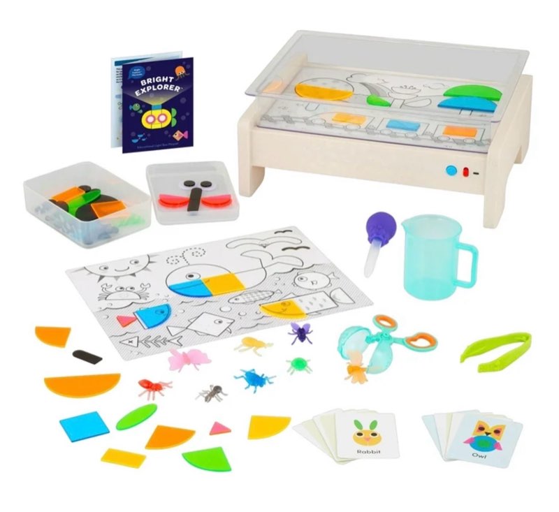  Battat Education – Tracing Light Box – Light Table for Kids – Sensory Lights – Light Up Board for Kids – 3 Years + – Bright Explorer