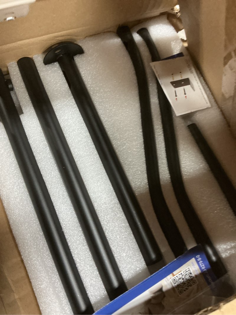 Condition photo showing Good Condition for speaker stands pair for samsung hw-q990f/q990c/q990d rear speaker stand with wall mount - height adjustable speaker floor stands for q series samsung speaker stands pair with keyhole or thread hole
