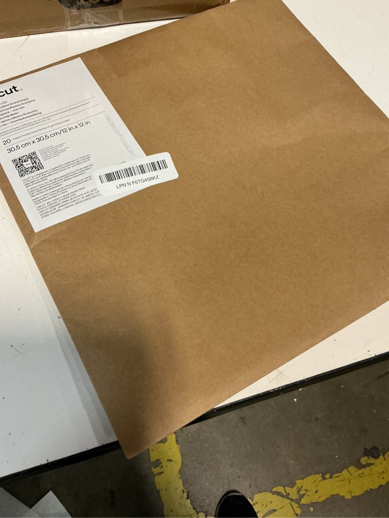 Condition photo showing New/Like New for cricut® value iron-on, rainbow sampler - 12 in x 12 in (20 ct)- htv heat transfer vinyl 20-pack