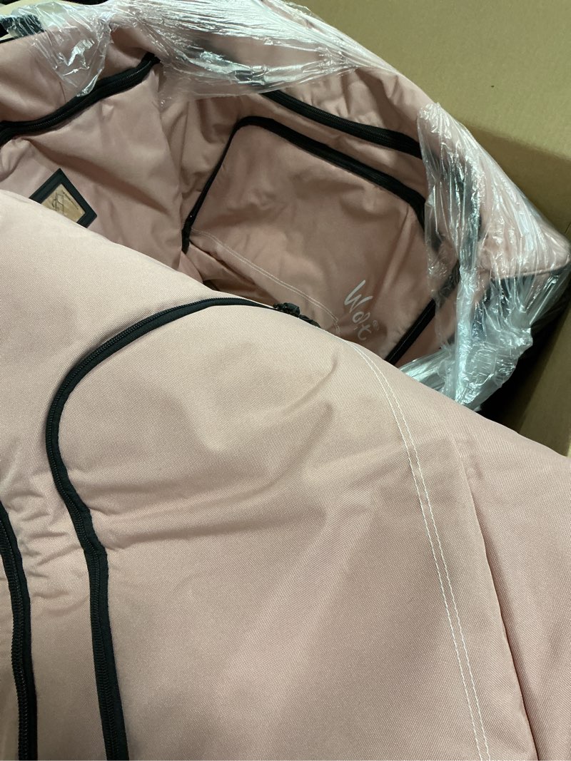 Condition photo showing New/Like New for WOLT Rolling Ski Bag - Padded Snowboard Bag with Wheels for Air Travel, Fit to Double Pairs of Skis up to 175 or 190 cm pink 175