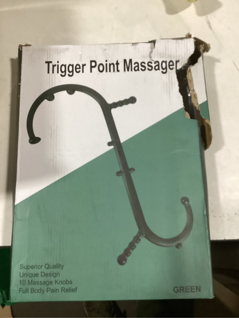 Condition photo showing New/Like New for Shrdaepe Massage Trigger Point Cane, Body Deep Tissue, Handheld Back, Neck, Shoulder, Leg and Feet Massager Rod, Muscle Release Tool Self Massage Hook Cane Gifts for Women & Men, Green