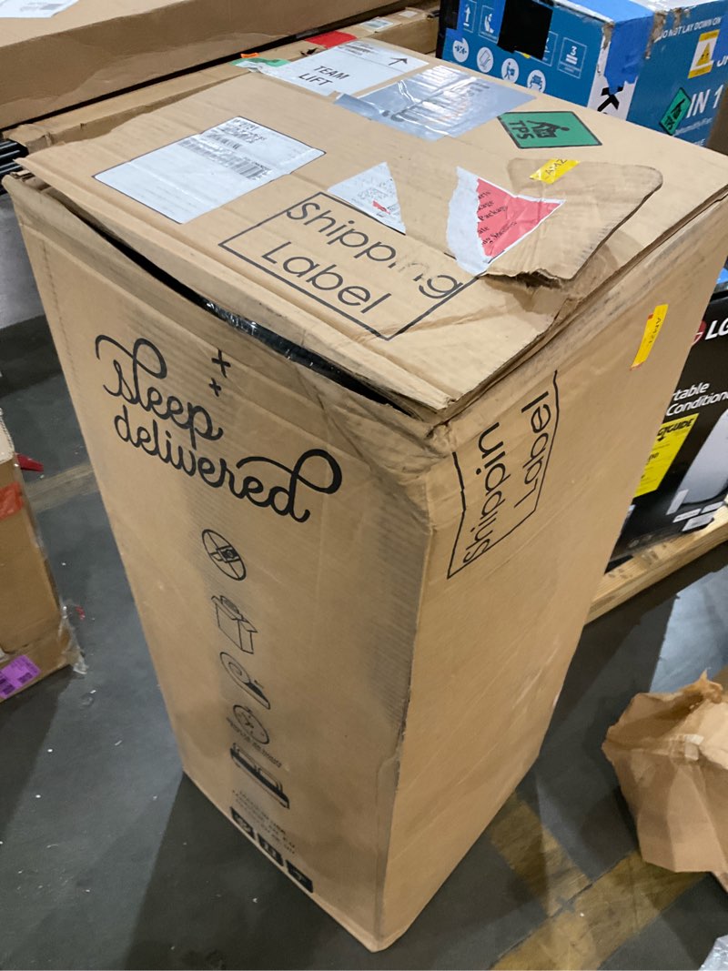 Condition photo showing Good Condition for signature design by ashley chime memory foam 12" queen mattress with thick memory and support foam for pressure relief, fiberglass free, mattress in a box queen 12"
