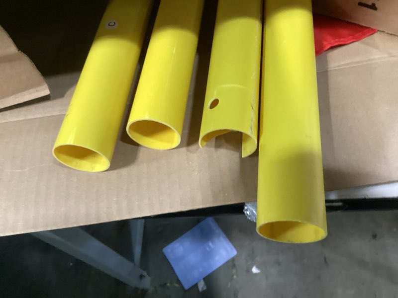 Condition photo showing Good Condition for Franklin Sports Youth Football 2 Goal Post Set