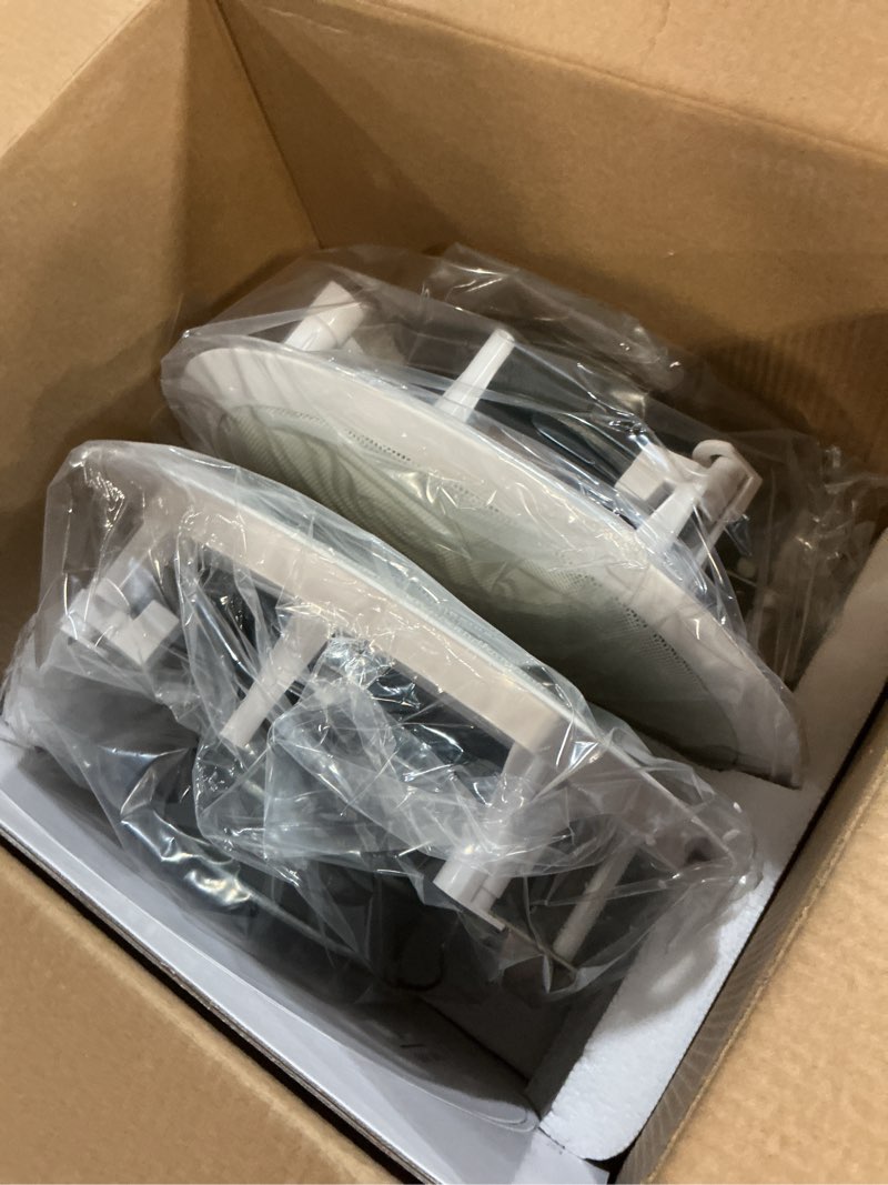 Condition photo showing New/Like New for polk audio rc80i 2-way premium in ceiling speakers 8" round (set of 2) perfect for damp and humid indoor/outdoor placement - bluetooth ceiling speakers 1 pair rc80i (8" round)