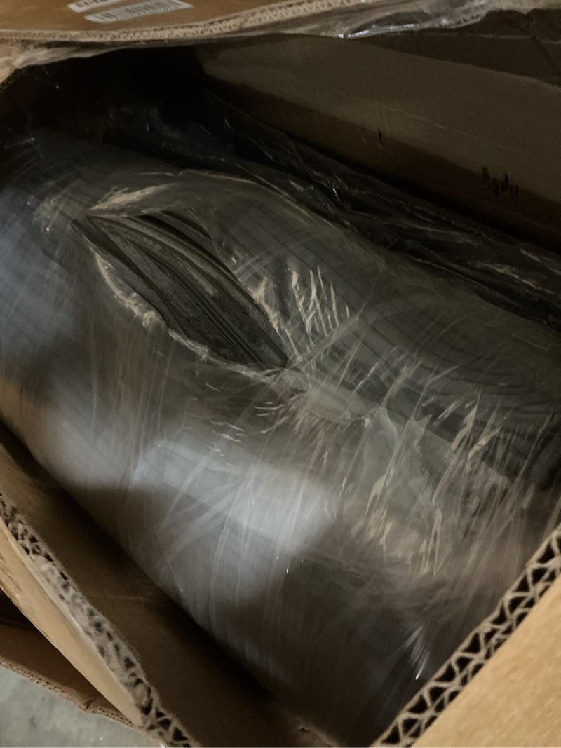 Condition photo showing Good Condition for maxyoyo loveseat sofa, button tufted upholstered small couch for living room, modern love seat couches with metal frame & wood armrests for bedroom office, easy to install, dark grey dark grey loveseat