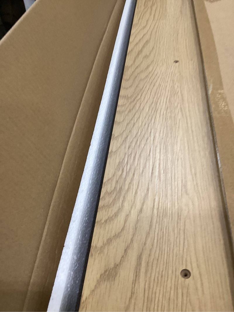 Condition photo showing New/Like New for Black Floating Shelves Wall Shelf 48 Inch, 9.3 Inch Deep Floating Shelf for Wall, Farmhouse Black Wood Shelves Invisible Bracket for Living Room, Bedroom, Kitchen, 48 x 9.3 x 1.4 Inch, Set of 2 Black 48"W x 9.3"D, 2 Pack