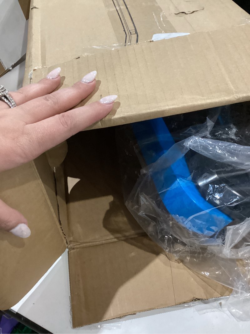 Condition photo showing As Is for Bissell, 3061 Featherweight Cordless Stick Vacuum, Self-Standing, Electric Blue, Black