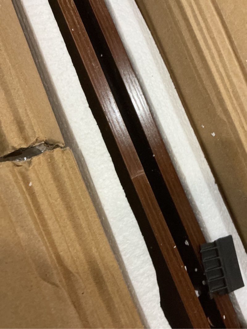 Condition photo showing Good Condition for KungFuWood Full Length Mirror with Shelf and Hooks,Entry Way Mirrors for Wall,Wall Mirror with Shelf,Wall Mirror with Storage Multifunctional Design Panel,Living Room Walnut 52.4"L x 19"W