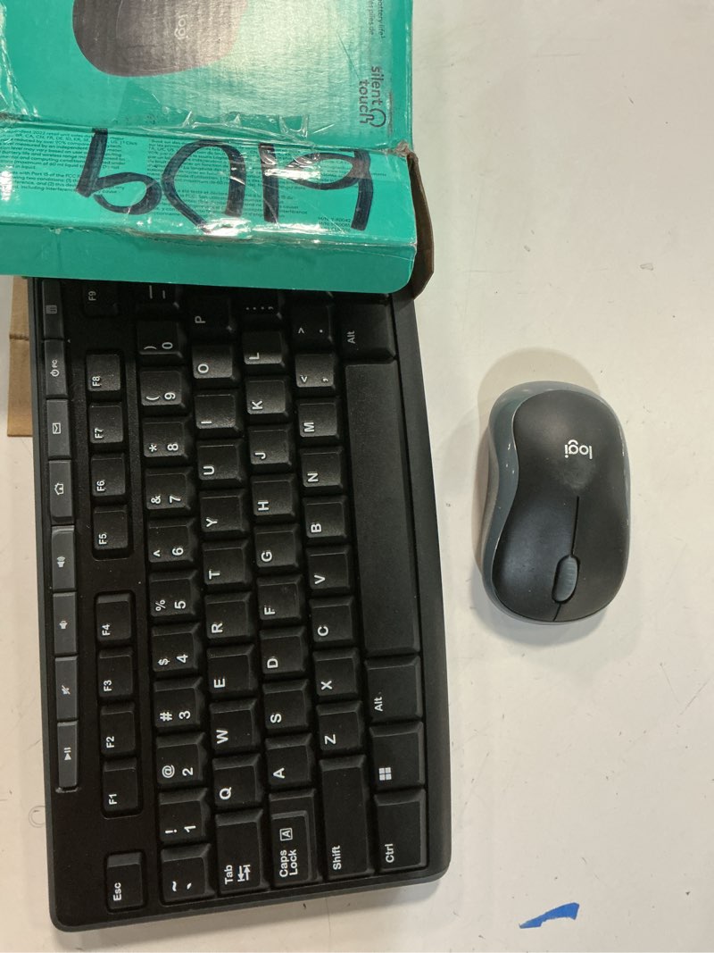Condition photo showing Good Condition for logitech mk270 wireless keyboard and mouse combo for windows, 2.4 ghz wireless, compact mouse, 8 multimedia and shortcut keys, 2-year battery life, for pc, laptop - black