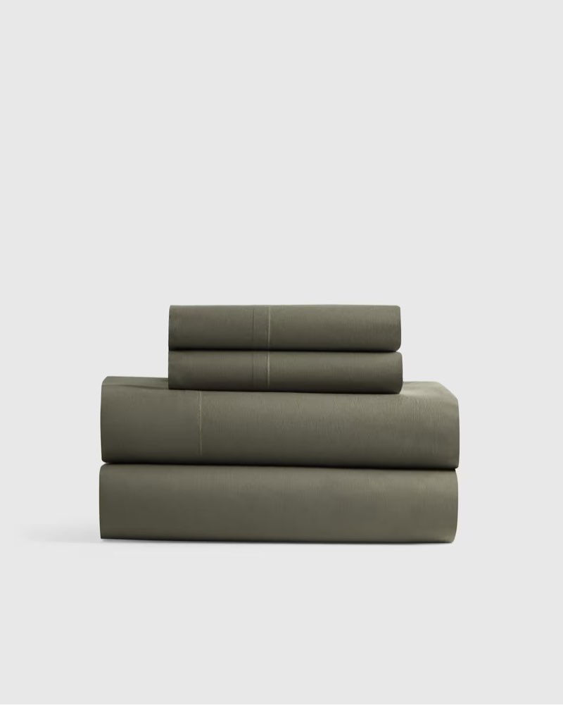 organic crisp percale sheet set king 