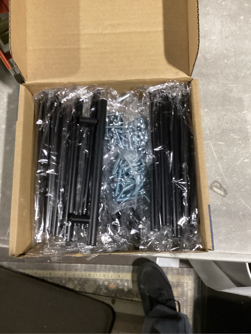 Condition photo showing Good Condition for Style Selections Demi 5-1/16-in , 128mm Center to Center Matte Black Cylindrical Handle Drawer Pul