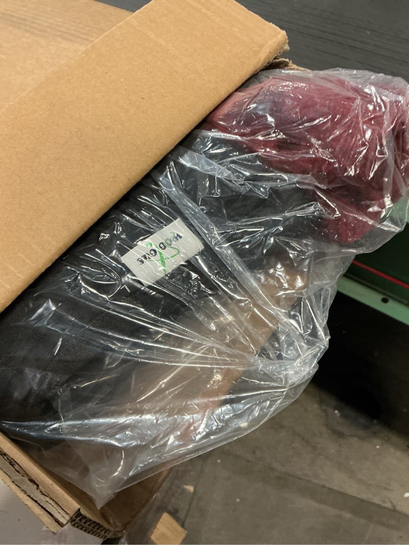 Condition photo showing Good Condition for Woolous Dressage Saddle Pad, English Saddle Pad with Sheepskin Trim, Lambskin Wool Fleece Lining, Square Saddle Pad for Equestrian Riding, Comfortable & Shock Absorbing Black/Red