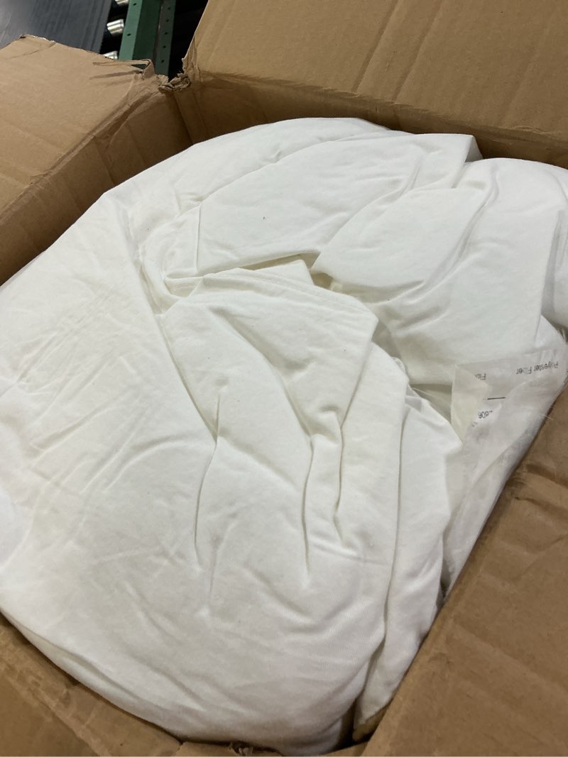 Condition photo showing Good Condition for cosybay twin size feather down fiber comforter - ultra soft 100% cotton duvet insert, all season hotel luxury bedding with corner tabs, 68"x90" white white/all season twin