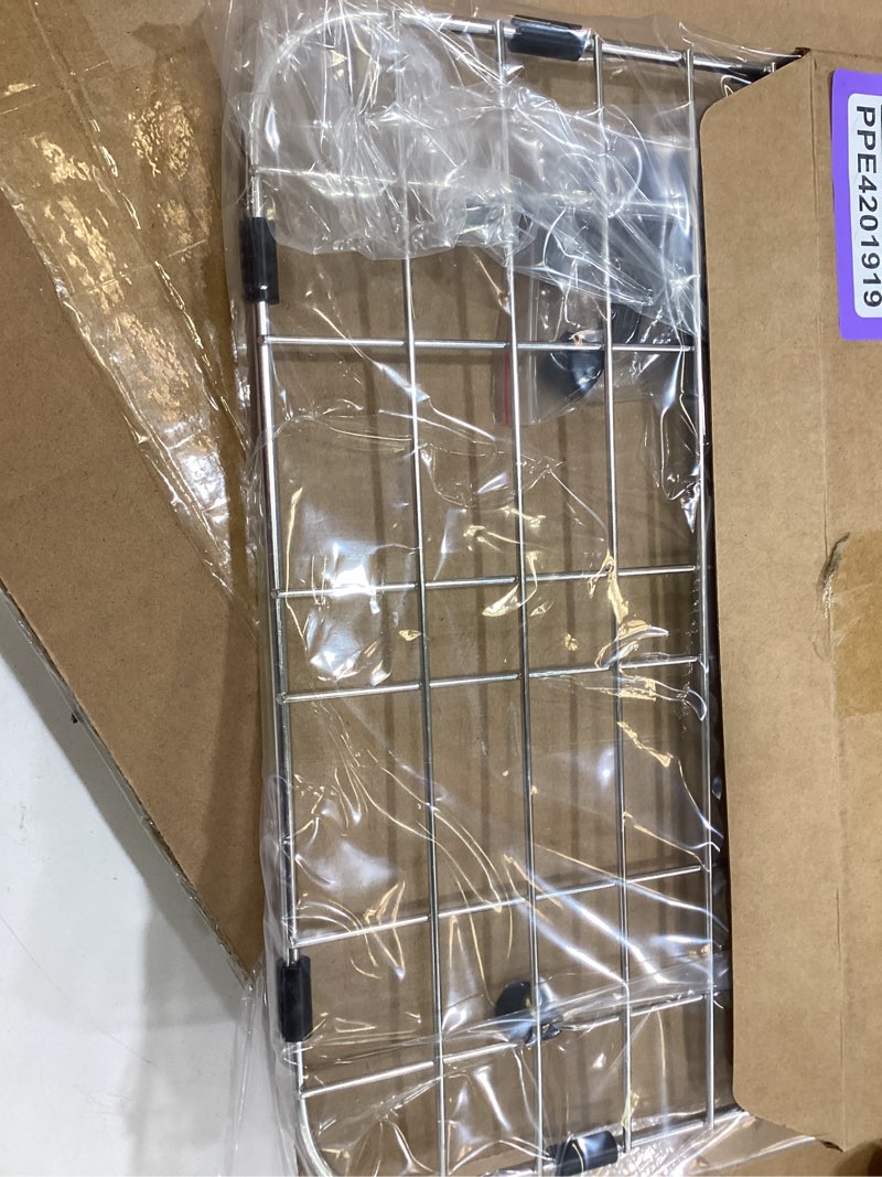Condition photo showing Good Condition for serene valley sink grid 18" x 12-1/2", centered drain with corner radius 1-1/2", nlw1812c