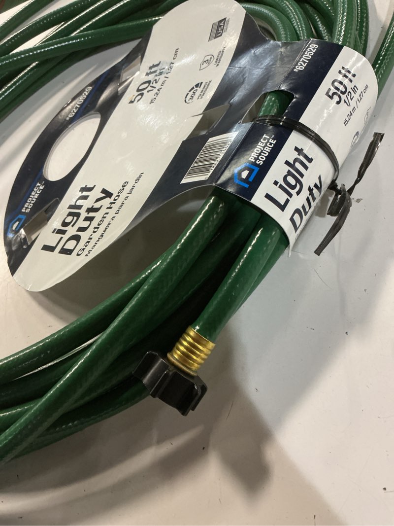 Condition photo showing Good Condition for project source 1/2-in x 50-ft light -duty vinyl green hose