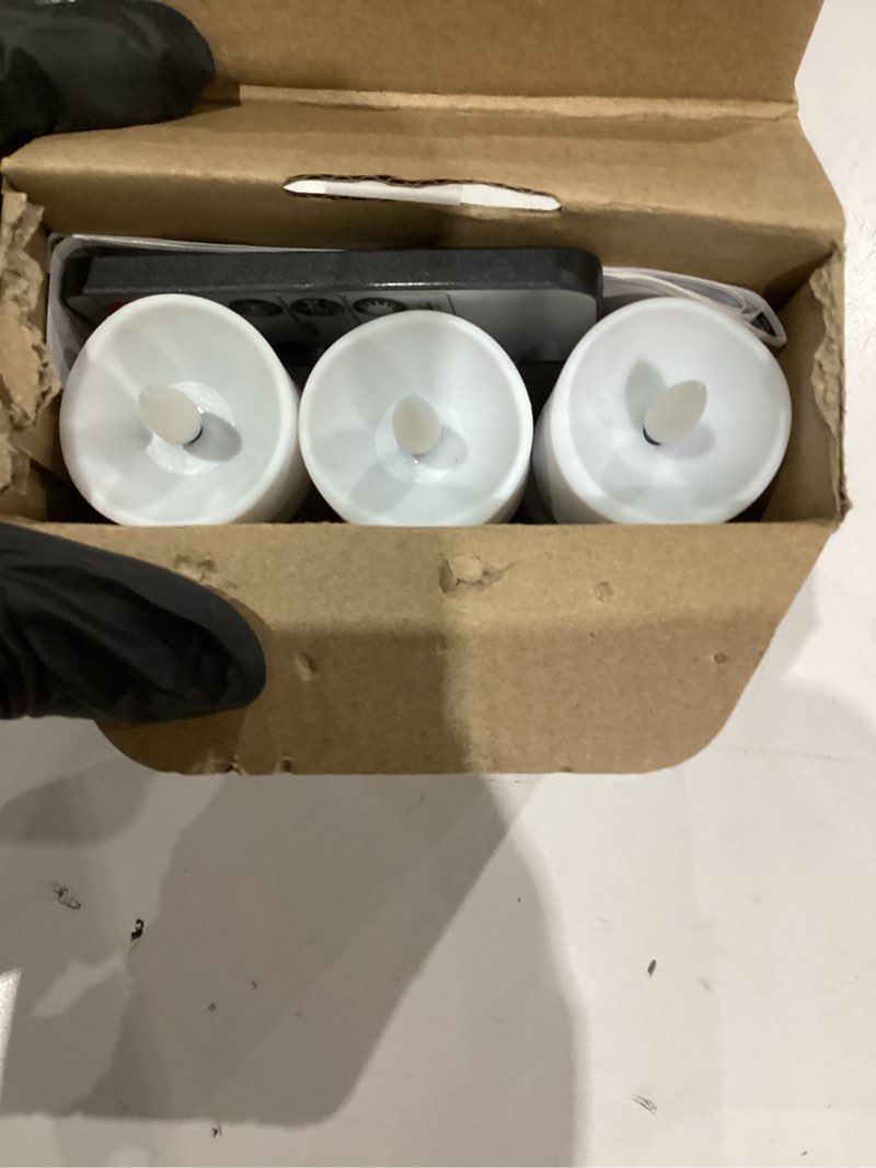 Condition photo showing Good Condition for YiaMia Rechargeable Tea Lights with Remote, Flameless LED Candle with 24H Cycle Timer, Battery Operated Tea Lights for Votive, Weddings, Parties, Halloween, Christmas, Home Decoration (6) 6Pack, Rechargeable