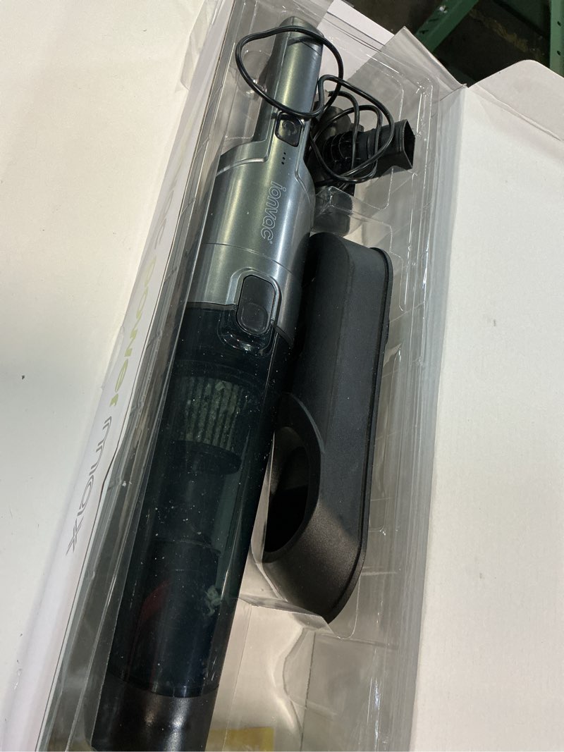 Condition photo showing As Is for tzumi ionvac powermax cordless handheld vacuum cleaner - black