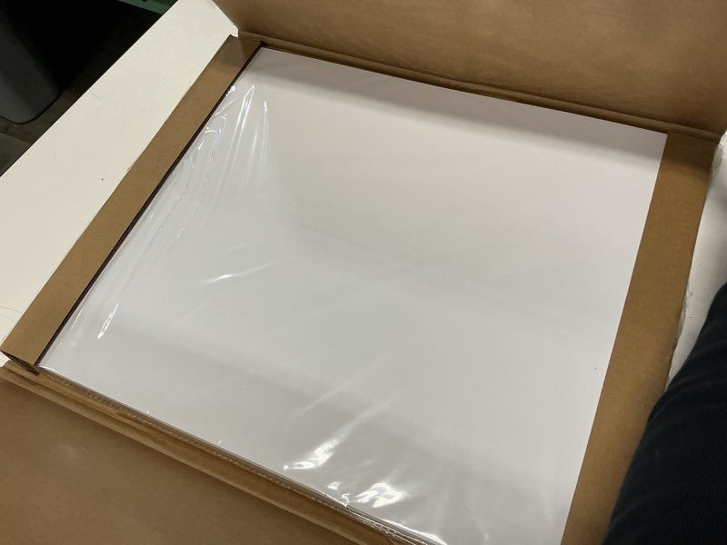 Condition photo showing item condition for 10 Pack Backing Boards, 16x20 Uncut White Mats Matboards, Acid-Free Backerboards for Art Prints, Ideal for Photos, Pictures, Prints, and Frames