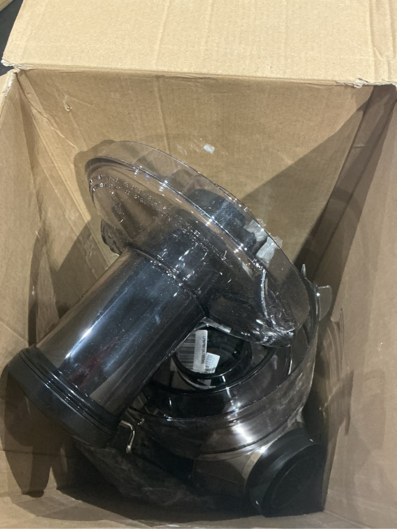Condition photo showing As Is for nutribullet juicer centrifugal juicer machine for fruit, vegetables, and food prep, 27 ounces/1.5 liters, 800 watts, gray nbj50100