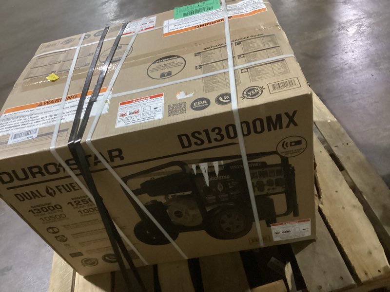 Condition photo showing New/Like New for DS13000MX 13,000-Watt 500cc Dual Fuel Portable Generator