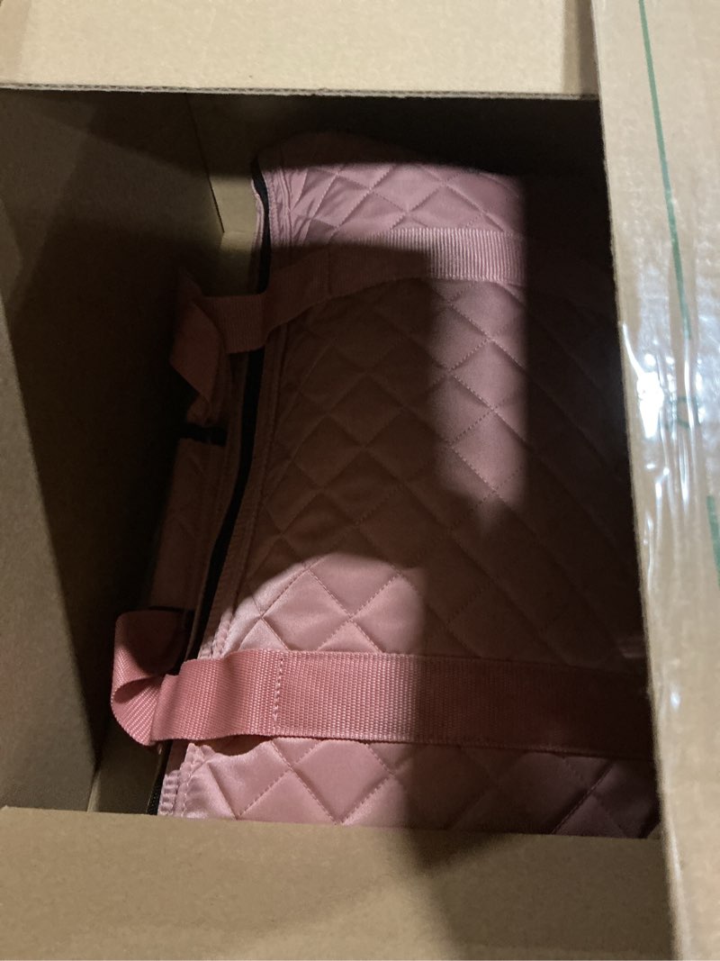 Condition photo showing As Is for American Mahjong Set with Pink Bag, 166 White Tiles, 4 All-in-One Rack/Pushers, Mahjong Tiles Set (Ma Jong, Mah-Jongg, Majiang)