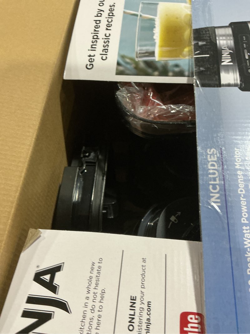 Condition photo showing As Is for Ninja TB201 Detect Power Blender Pro, BlendSense Technology, For Smoothies, Shakes & More, 1800 Peak Watts, 72 oz. Pitcher, Blender, Black