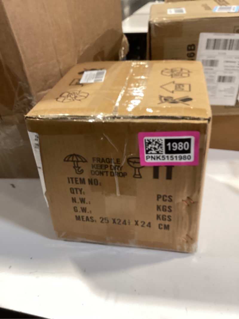 Condition photo showing New/Like New for koko&yukina 8 inch milk white glass globes shade frosted replacement glass shades - 3.15" fitter opening - lighting fixture replacement 8" milk white 1 pack