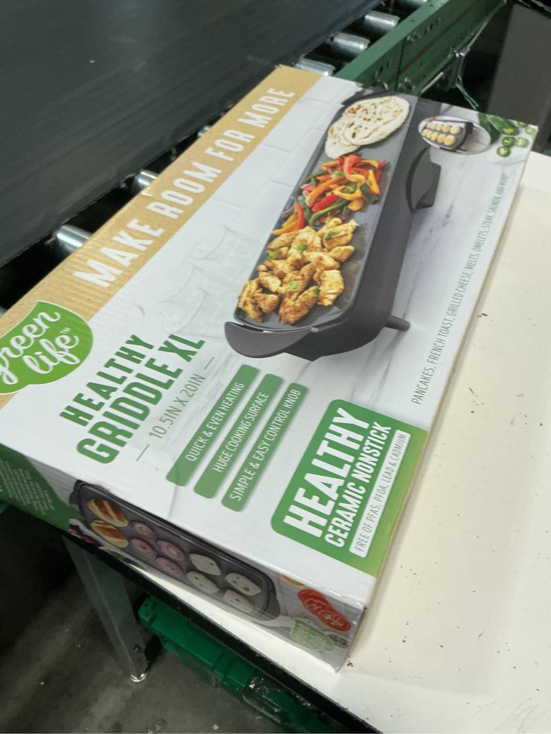 Condition photo showing New/Like New for healthy griddle xl