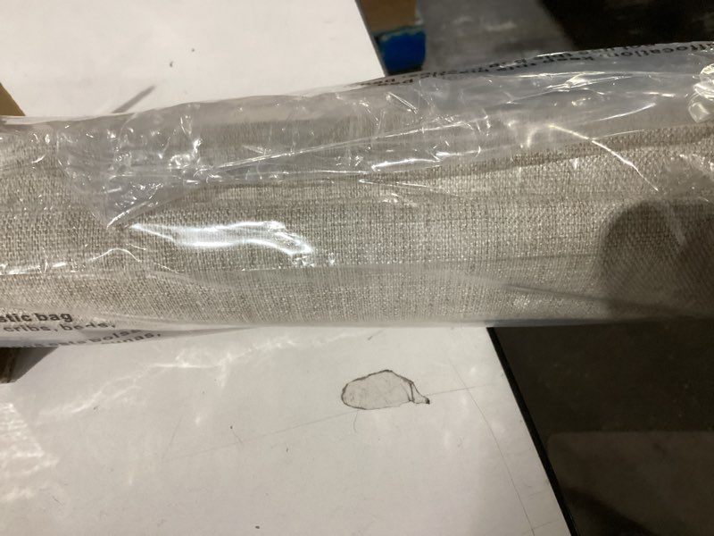 Condition photo showing Good Condition for lazblinds no tools no drill cordless roman shades for windows, blackout thermal insulated uv blocking window blinds, room darkening fabric blinds for indoor windows, 23'' w x 64'' h, beige blackout - beige 23" w x 64" h