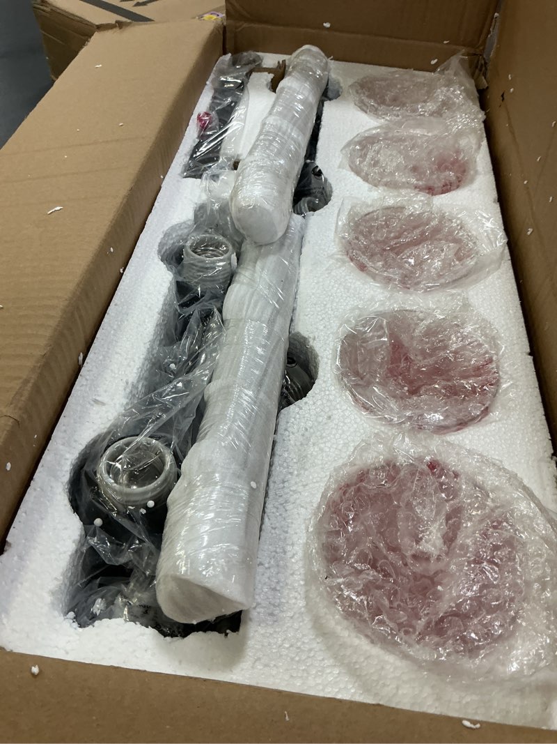 Condition photo showing New/Like New for dining room light fixture, island lights for kitchen farmhouse chandeliers for dining room modern kitchen island lighting kitchen island light fixtures farmhouse chandelier linear chandelier black black-35inches