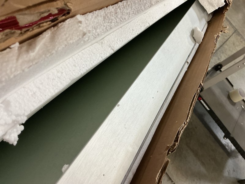 Condition photo showing Good Condition for Silver metal frame mirror 