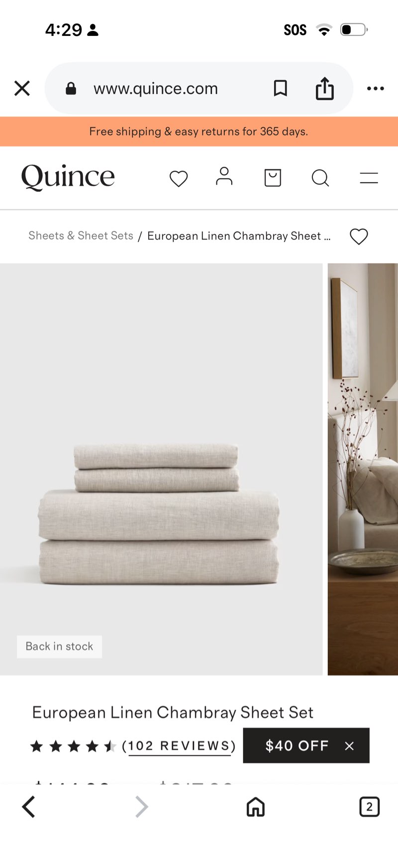 european linen chambray sheet set king