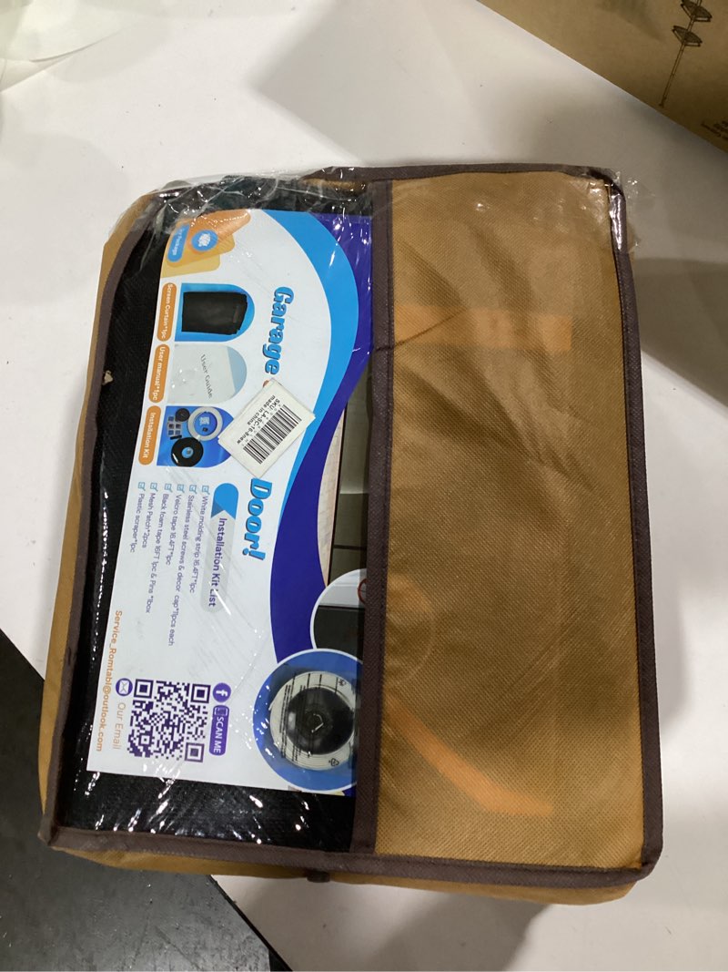 Condition photo showing Good Condition for Garage Door Screen for 2 Car 16x8FT,2025 Ultra-dura Patented Magnetic Garage Screen Door for 2 Car Garage Pull Down, Hands Free Garage Net Screen and Heavy Duty Weighted Bottom, Easy Assembly & Pass Screen Door -Black Fit Garage Door 16FT W x 8FT H