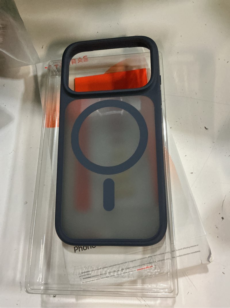 Condition photo showing Good Condition for torras magnetic shockproof for iphone 17 pro case, camera control, fit for magsafe, military-grade protection, translucent slim case for iphone 17 pro phone case anti-fingerprint, deep blue