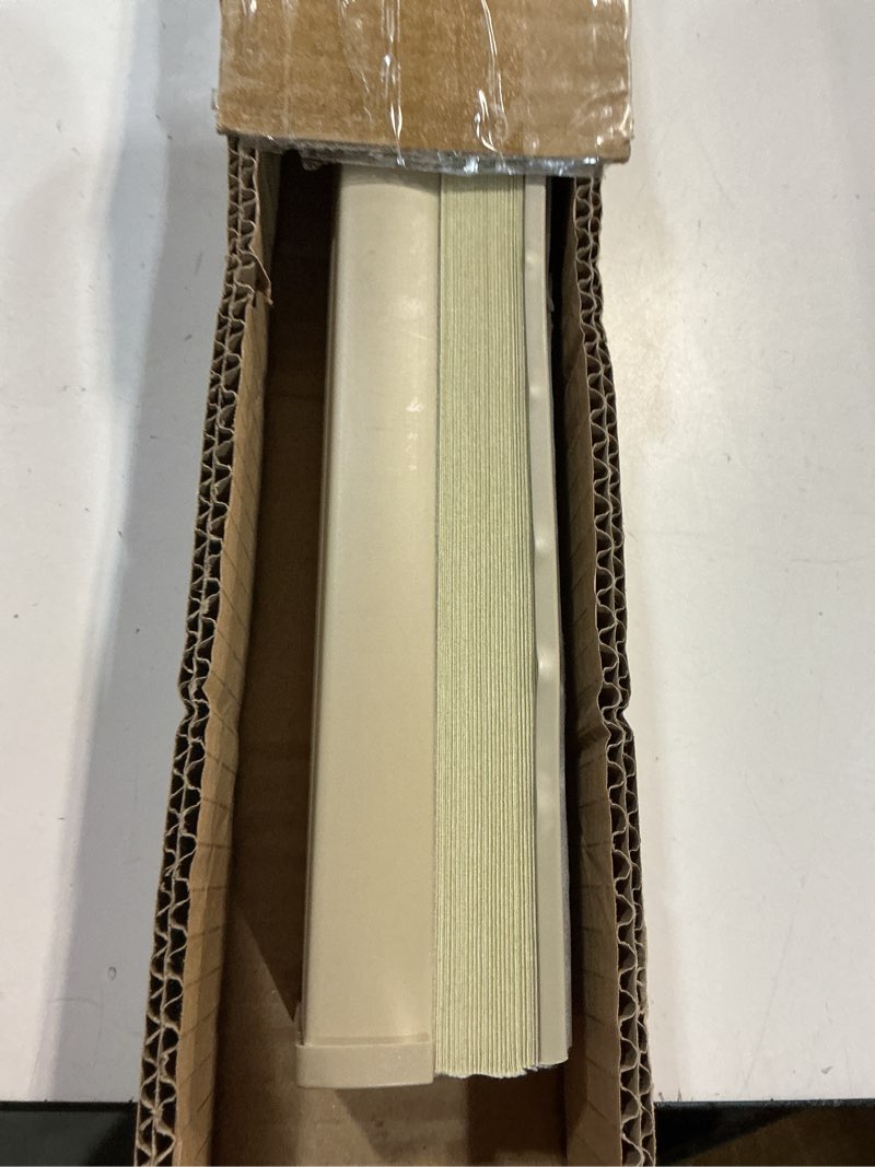 Condition photo showing As Is for Redi Shade No Tools Easy Lift Trim-at-Home Cordless Cellular Light Filtering Fabric Shade Natural, 30" W x 64" L, (Fits windows 19"- 30") Natural 30"W x 64"H