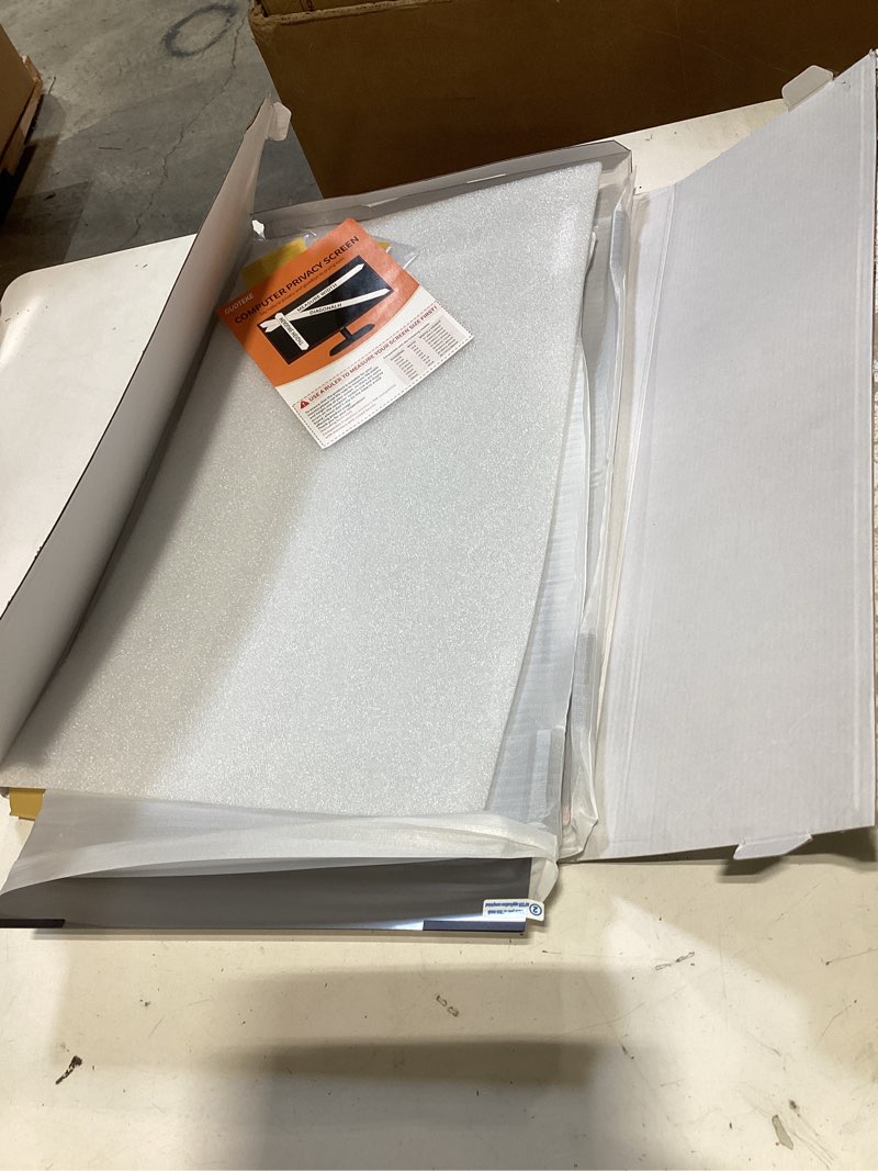 Condition photo showing Good Condition for 2pack magnetic 27 inch privacy screen for computer monitor 16:9 aspect ratio, hanging removable anti-blue/glare protector film, anti spy desktop security private filter 27in