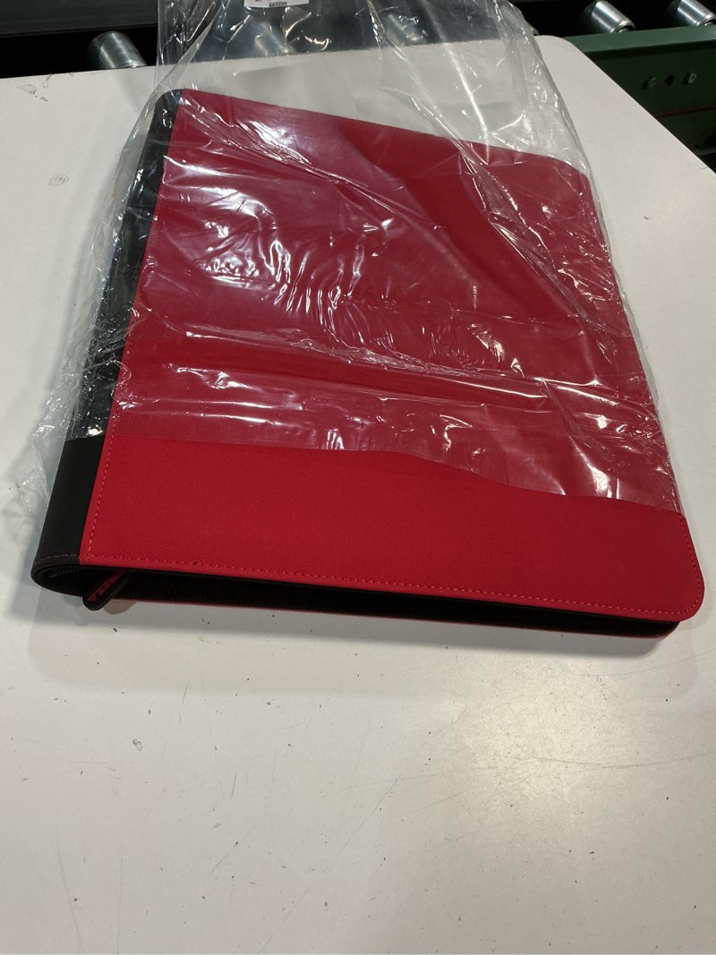 Condition photo showing Good Condition for preza toploader binder - holds 216 top loaders - 9 pocket trading card storage- trading card binder 