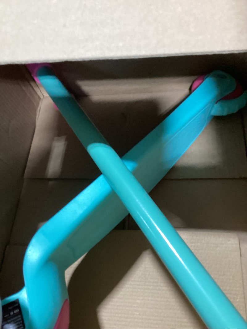 Condition photo showing Good Condition for 3 wheel scooter for kids, smooth light up led front wheels, wide anti slip deck, rear foot brake, easy lean to steer maneuvering, indoor & outdoor ride on toys for ages 2 up, army
