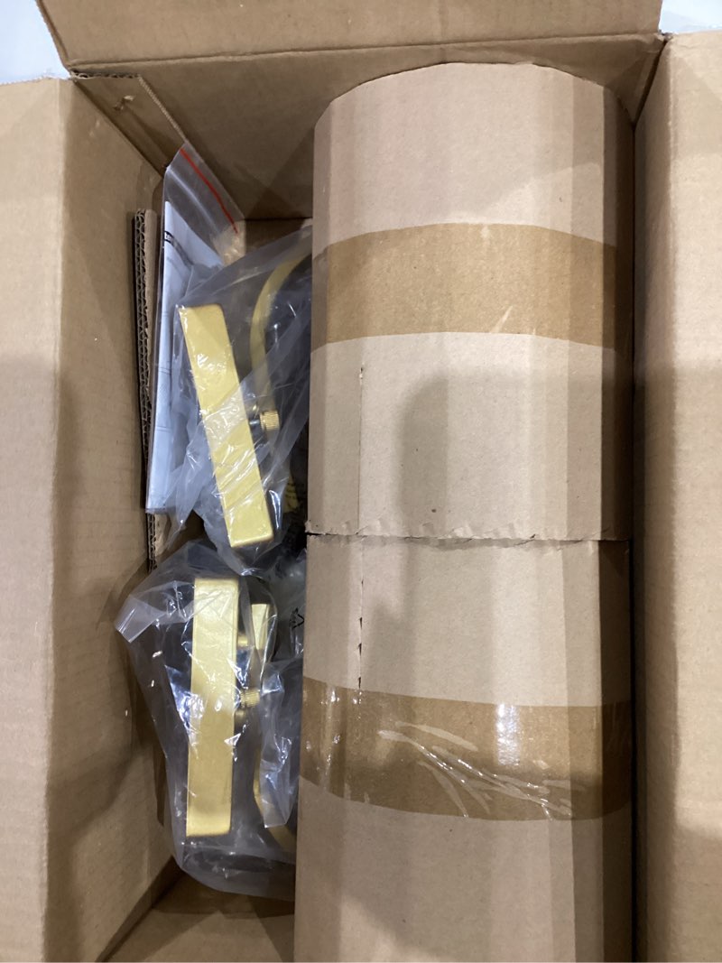 Condition photo showing New/Like New for Battery Operated Wall Sconces Set of 2, Brass Gold Rechargeable Wall Sconces with Remote & Bulbs, Indoor Not Hardwired Wall Lights, 15 Colors Dimmable Cordless Wall Lamps for Living Room Hallway Foyer