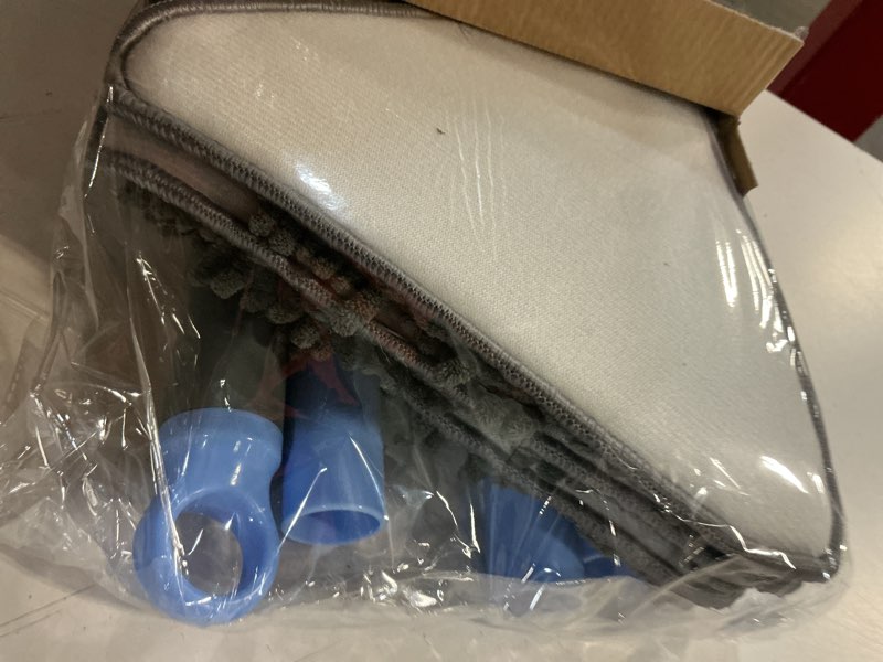 Condition photo showing Good Condition for dsv standard wall mop, 77 inches long handle wall cleaner with squeegee, 3-in-1 wall cleaner mop with 3 microfiber and 3 chenille pads, 360° wall cleaning tool for ceiling, baseboard, window, floor