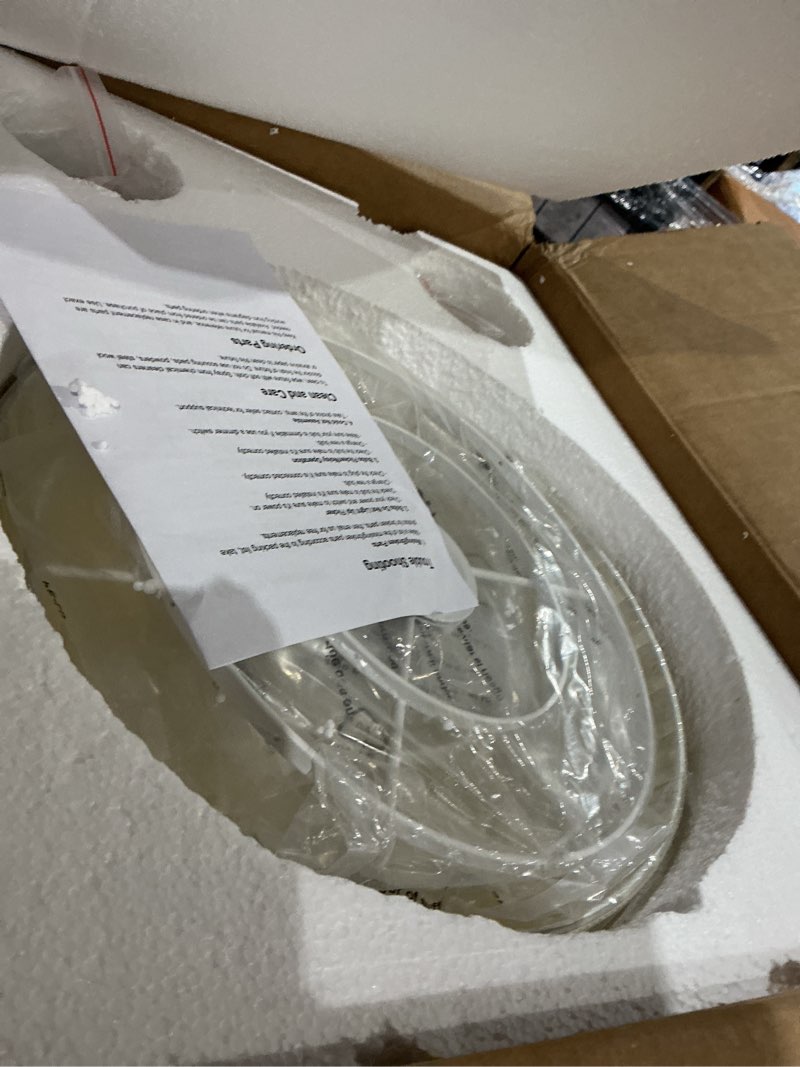 Condition photo showing Good Condition for siljoy crystal table lamp set of 2, 22.8'' tall modern crystal bedside table lamp, farmhouse dimmable nightstand lamp with raindrop k9 crystals for living room dining room bedroom off-white shade