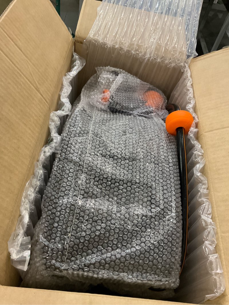 Condition photo showing New/Like New for Retractable Garden Hose Reel 100 ft x 1/2 in,Super Heavy Duty Automatic Wall Mount Water Hoses Reels for Outdoor, Any Length Lock, Slow Return System,180° Swivel Bracket,10 Pattern Nozzle 1/2 100FT