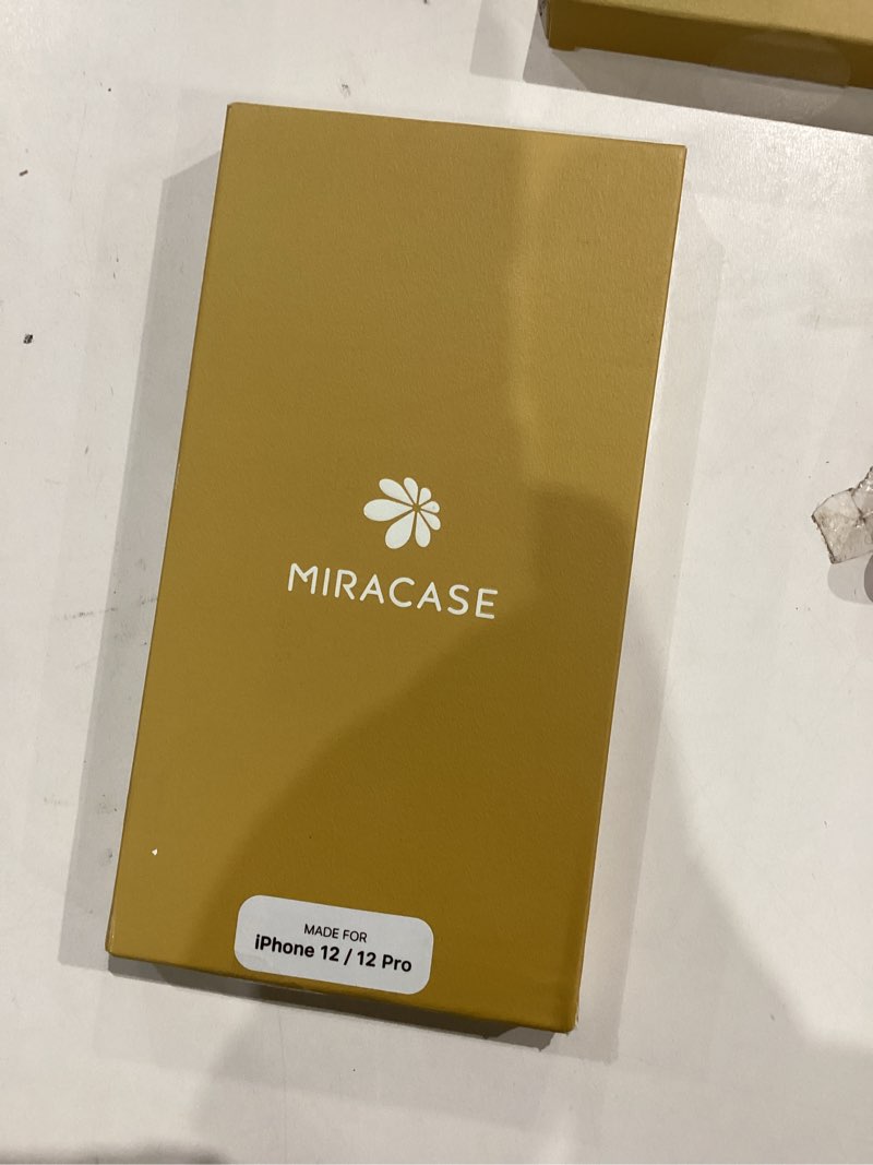 Condition photo showing Good Condition for miracase magnetic for iphone 12/12 pro case 6.1 inch, (compatible with magsafe) upgrade full-body clear phone bumper case with built-in 9h tempered glass screen protector, magnetic clear iphone 12/12pro magnetic clear