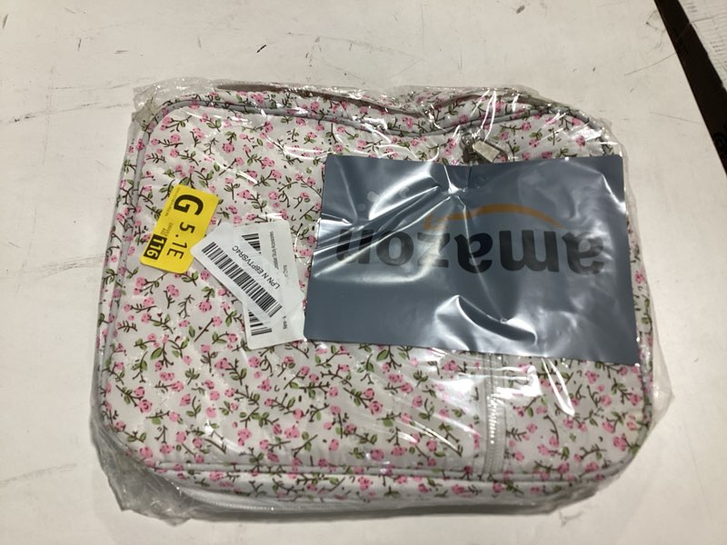 Condition photo showing Good Condition for buycard bible cover cases for women, pink floral quilted bible carrying case organizer with handle and shoulder strap, vintage floral book cover for teen girls