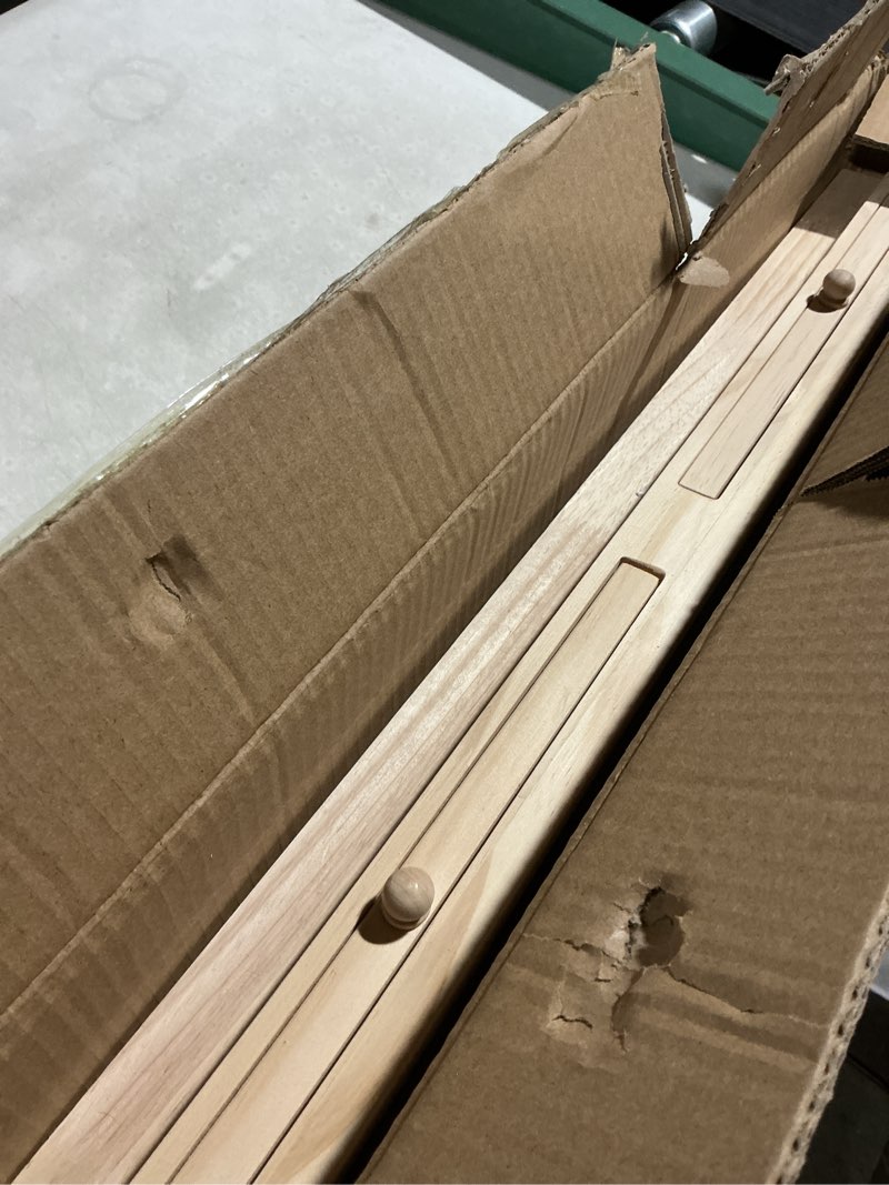 Condition photo showing As Is for TEAKMAMA 27.6" H Tall 1500 Piece Puzzle Table with Legs, 4 Drawers, 34.3" W x 26.5" D Large Wood Folding Jigsaw Puzzle Board with Cover for Adults, Nature