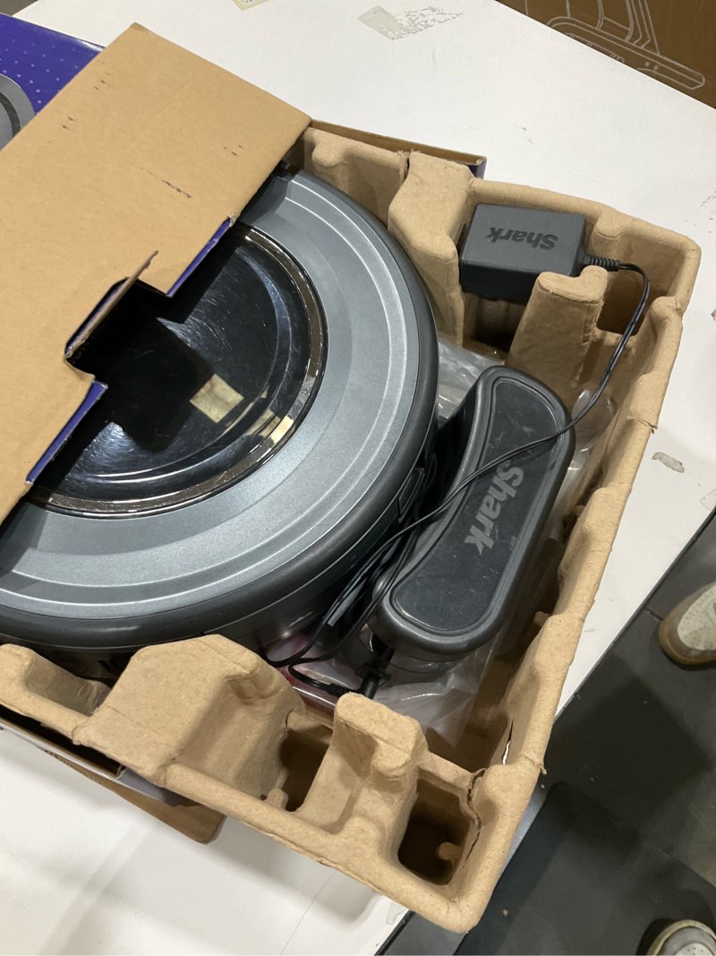 Condition photo showing As Is for Shark Navigator Robot Vacuum with SmartPath Navigation and Self-Cleaning Brushroll, Powerful Suction, Pet Hair Pickup, Anti-Hair Wrap, for Carpets & Hard Floors, Steel Grey, RV2110 SmartPath Navigator(Grey)